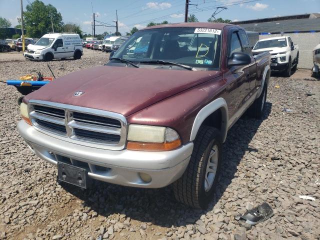 Photo 2 from auction – 2002 DODGE DAKOTA SLT with VIN 1B7GG42N02S619280