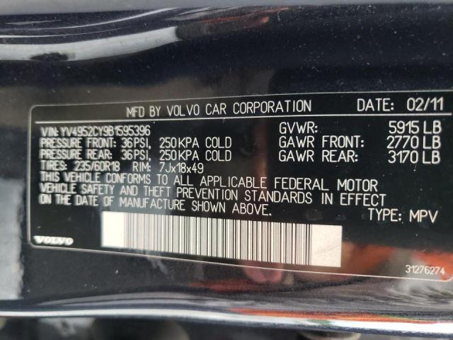 Photo 10 from auction – 2011 VOLVO XC90 3.2 with VIN YV4952CY9B1595396