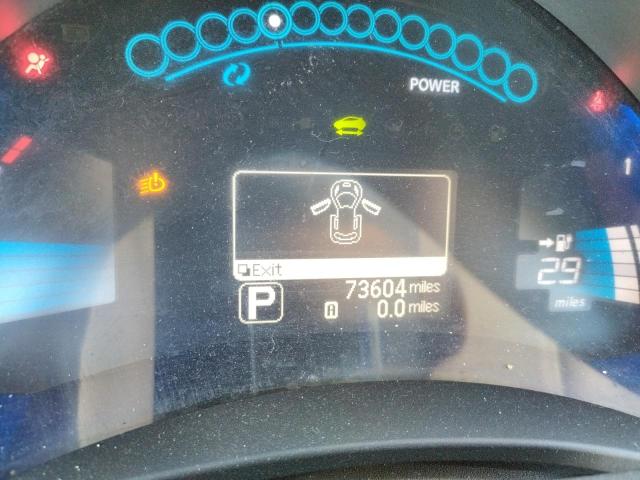 Photo 8 from auction – 2012 NISSAN LEAF SV with VIN JN1AZ0CP3CT022762