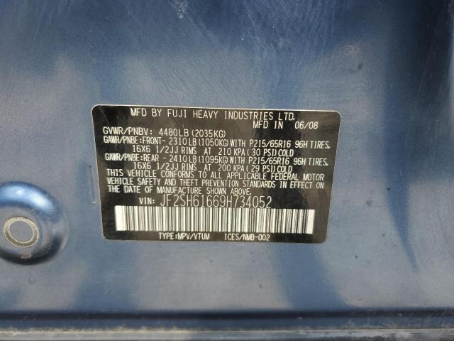 Photo 10 from auction – 2009 SUBARU FORESTER 2 with VIN JF2SH61669H734052