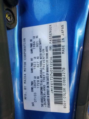 Photo 10 from auction – 2004 MAZDA RX8 with VIN JM1FE173740112236