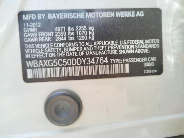 Photo 10 from auction – 2013 BMW 528 I with VIN WBAXG5C50DDY34764