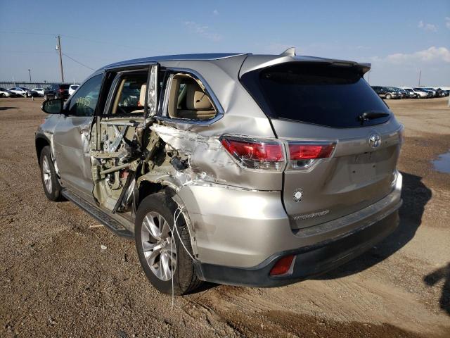 Photo 3 from auction – 2015 TOYOTA HIGHLANDER with VIN 5TDKKRFH7FS097322