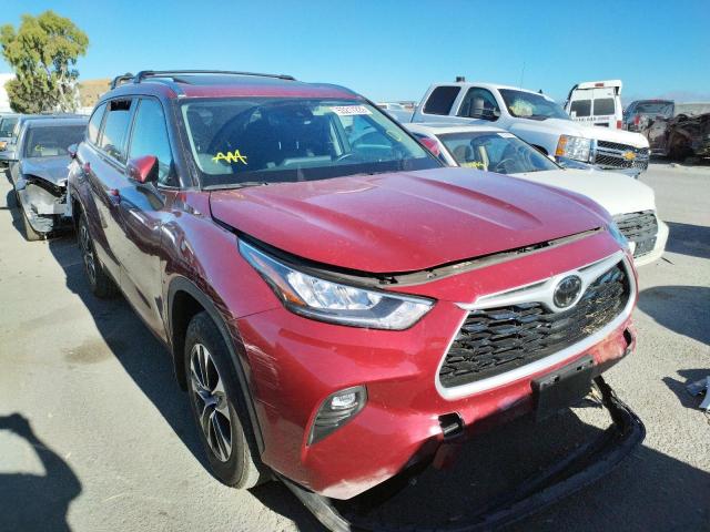 Photo 1 from auction – 2020 TOYOTA HIGHLANDER with VIN 5TDHZRBH6LS507437