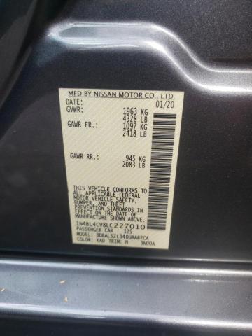 Photo 10 from auction – 2020 NISSAN ALTIMA SR with VIN 1N4BL4CV8LC227010
