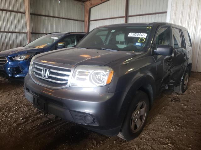 Photo 2 from auction – 2013 HONDA PILOT LX with VIN 5FNYF3H28DB016687