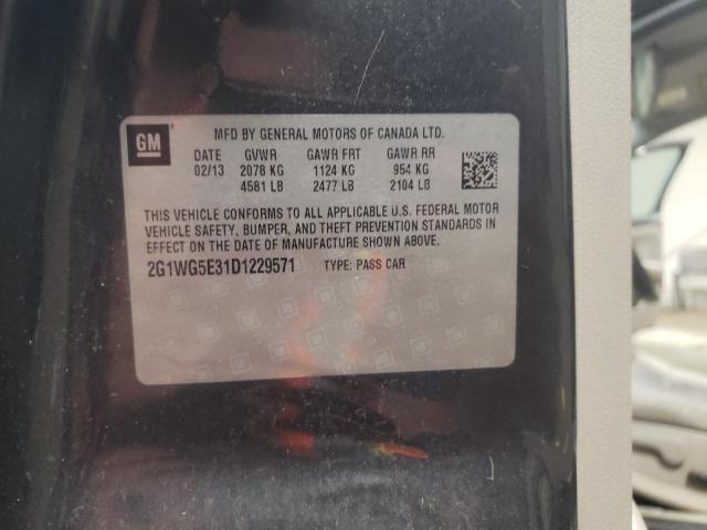 Photo 10 from auction – 2013 CHEVROLET IMPALA LT with VIN 2G1WG5E31D1229571