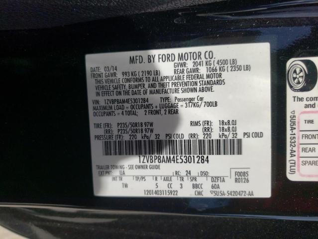 Photo 10 from auction – 2014 FORD MUSTANG with VIN 1ZVBP8AM4E5301284