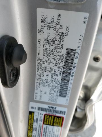 Photo 10 from auction – 2012 TOYOTA TACOMA DOU with VIN 5TFLU4ENXCX023326