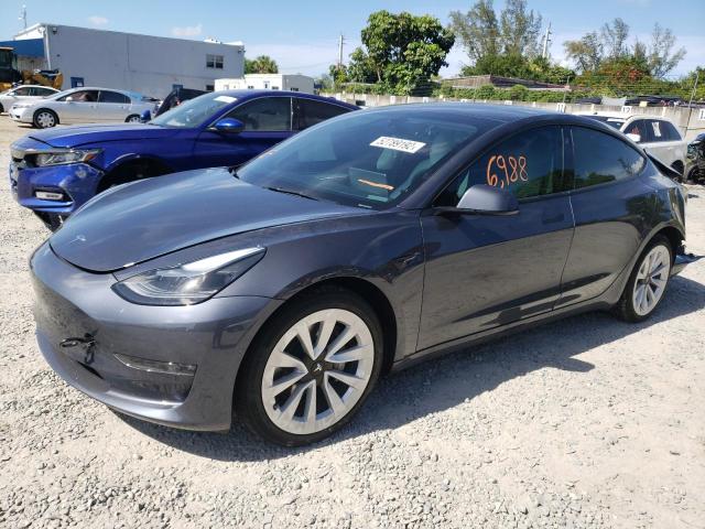 Photo 2 from auction – 2022 TESLA MODEL 3 with VIN 5YJ3E1EB1NF199048