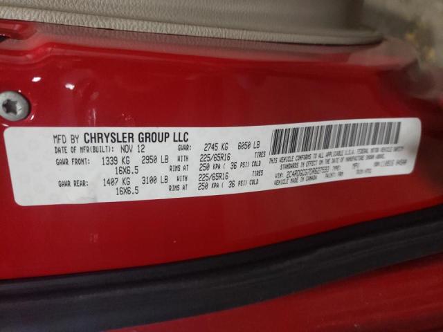 Photo 10 from auction – 2013 DODGE GRAND CARA with VIN 2C4RDGCG7DR627593