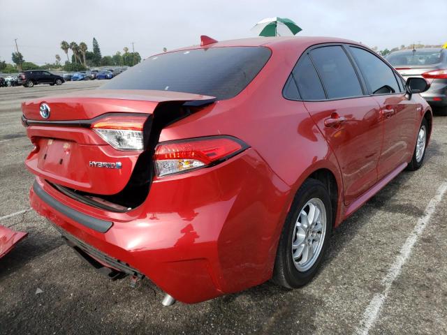 Photo 4 from auction – 2020 TOYOTA COROLLA LE with VIN JTDEBRBE6LJ001942