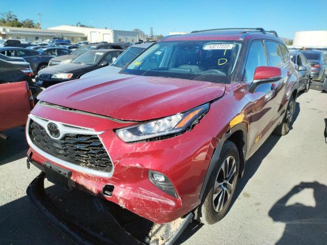 Photo 2 from auction – 2020 TOYOTA HIGHLANDER with VIN 5TDHZRBH6LS507437