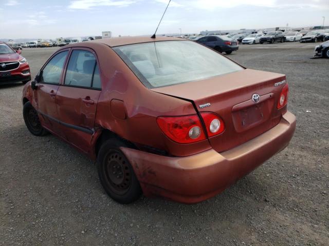 Photo 3 from auction – 2008 TOYOTA COROLLA CE with VIN 1NXBR32E78Z015460