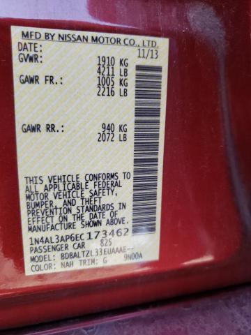 Photo 10 from auction – 2014 NISSAN ALTIMA 2.5 with VIN 1N4AL3AP6EC173462
