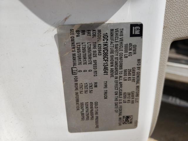 Photo 10 from auction – 2012 CHEVROLET SILVERADO with VIN 1GC1KVC86CF134641