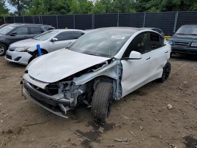 Photo 2 from auction – 2021 TESLA MODEL Y with VIN 5YJYGDEE1MF111626