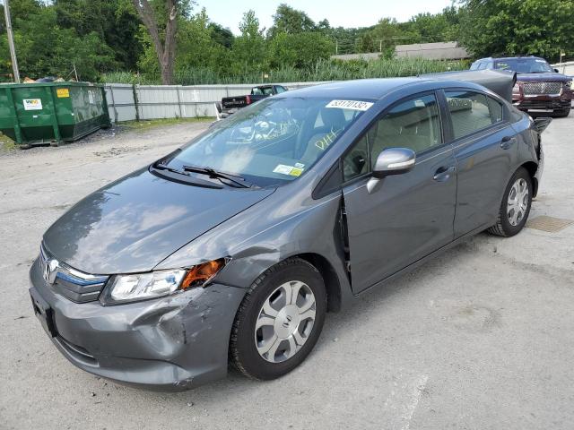 Photo 2 from auction – 2012 HONDA CIVIC HYBR with VIN JHMFB4F27CS004736