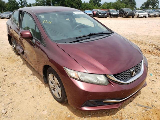 Photo 1 from auction – 2013 HONDA CIVIC LX with VIN 2HGFB2F56DH585155