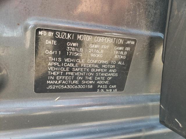 Photo 10 from auction – 2012 SUZUKI SX4 LE with VIN JS2YC5A30C6300158