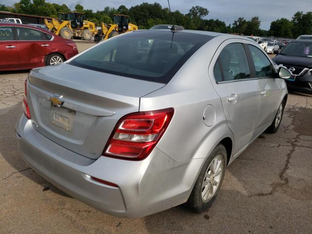 Photo 4 from auction – 2017 CHEVROLET SONIC LT with VIN 1G1JD5SH4H4119305