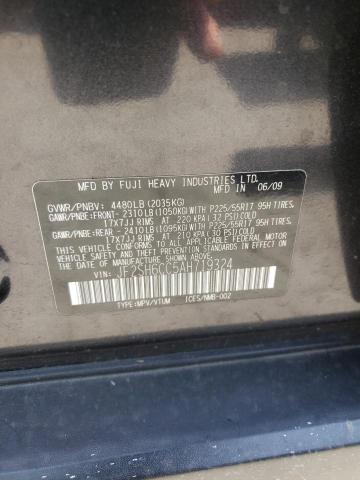 Photo 10 from auction – 2010 SUBARU FORESTER 2 with VIN JF2SH6CC5AH719324