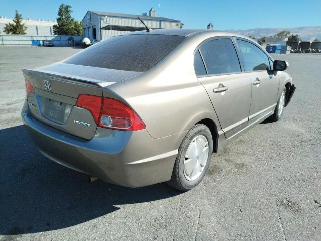 Photo 4 from auction – 2008 HONDA CIVIC HYBR with VIN JHMFA36228S007404