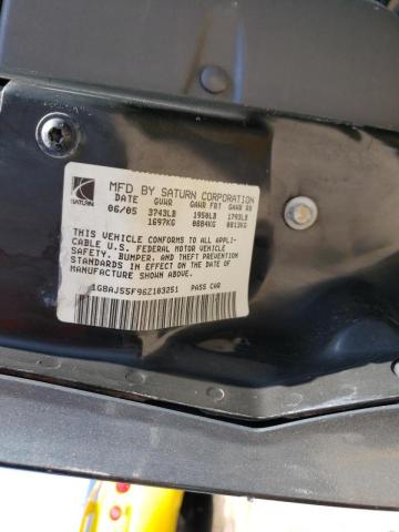Photo 10 from auction – 2006 SATURN ION LEVEL with VIN 1G8AJ55F96Z103251