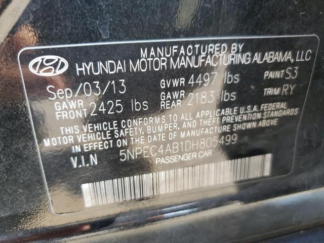 Photo 10 from auction – 2013 HYUNDAI SONATA SE with VIN 5NPEC4AB1DH805499