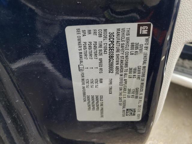 Photo 10 from auction – 2011 CHEVROLET SILVERADO with VIN 3GCPCSE03BG286662