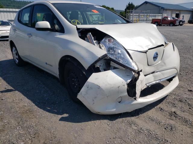 NISSAN LEAF S 2015 with VIN 1N4AZ0CP4FC313438 - Photo from auction