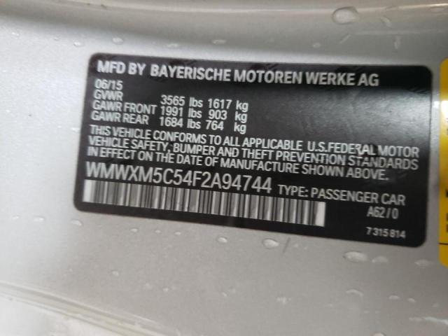 Photo 10 from auction – 2015 MINI COOPER with VIN WMWXM5C54F2A94744