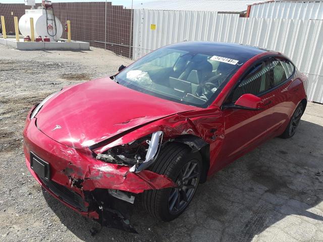Photo 2 from auction – 2022 TESLA MODEL 3 with VIN 5YJ3E1EAXNF191912