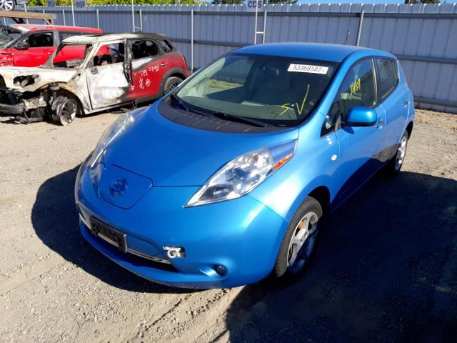 Photo 2 from auction – 2011 NISSAN LEAF SV with VIN JN1AZ0CP5BT004715