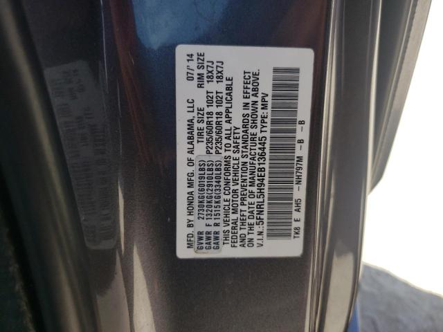 Photo 10 from auction – 2014 HONDA ODYSSEY TO with VIN 5FNRL5H94EB136445