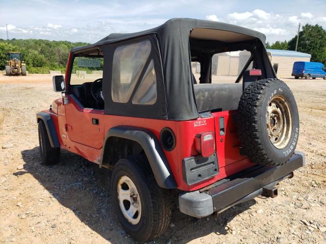 Photo 3 from auction – 2000 JEEP WRANGLER with VIN 1J4FA29PXYP709213