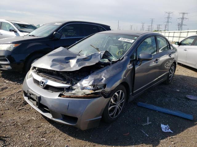 Photo 2 from auction – 2010 HONDA CIVIC LX with VIN 19XFA1F53AE025516