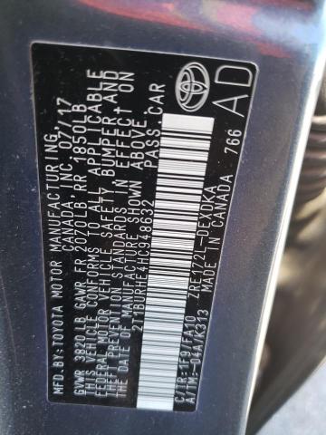 Photo 10 from auction – 2017 TOYOTA COROLLA L with VIN 2T1BURHE4HC948632