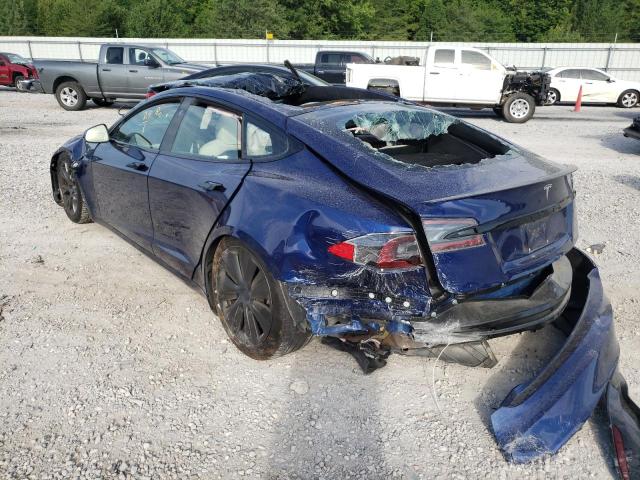 Photo 3 from auction – 2021 TESLA MODEL S with VIN 5YJSA1E60MF449677
