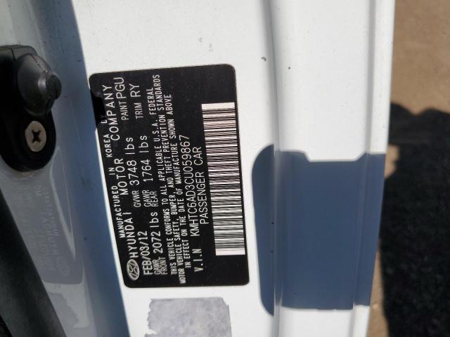 Photo 10 from auction – 2012 HYUNDAI VELOSTER with VIN KMHTC6AD3CU059867