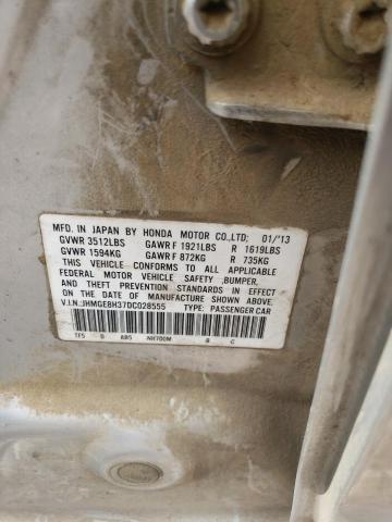 Photo 10 from auction – 2013 HONDA FIT with VIN JHMGE8H37DC028555