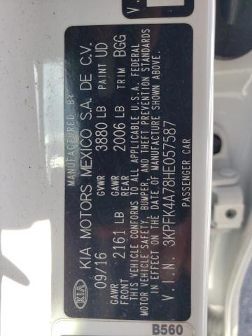 Photo 10 from auction – 2017 KIA FORTE LX with VIN 3KPFK4A78HE057587
