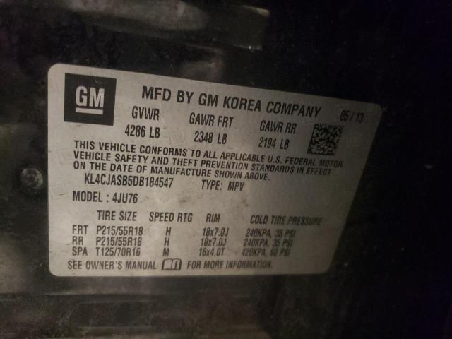 Photo 10 from auction – 2013 BUICK ENCORE with VIN KL4CJASB5DB184547