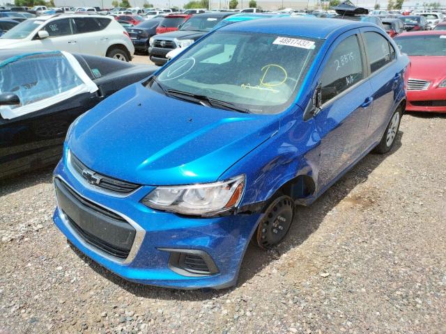 Photo 2 from auction – 2019 CHEVROLET SONIC LS with VIN 1G1JB5SBXK4133296