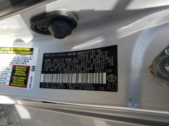 Photo 10 from auction – 2016 TOYOTA COROLLA L with VIN 2T1BURHE3GC493917