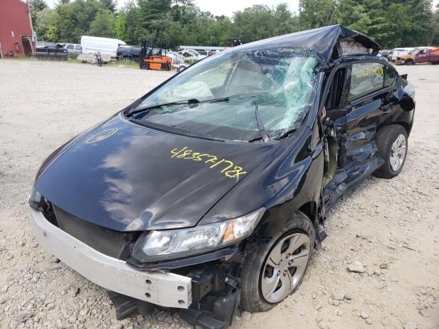 Photo 2 from auction – 2013 HONDA CIVIC LX with VIN 2HGFB2F54DH584683