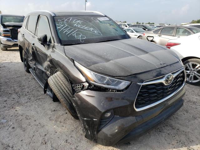 TOYOTA HIGHLANDER 2020 with VIN 5TDYZRAH1LS003749 - Photo from auction
