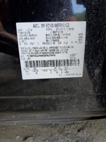 Photo 10 from auction – 2019 FORD EDGE SEL with VIN 2FMPK4J99KBB07865