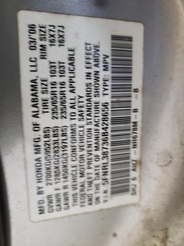 Photo 10 from auction – 2006 HONDA ODYSSEY EX with VIN 5FNRL38736B428656