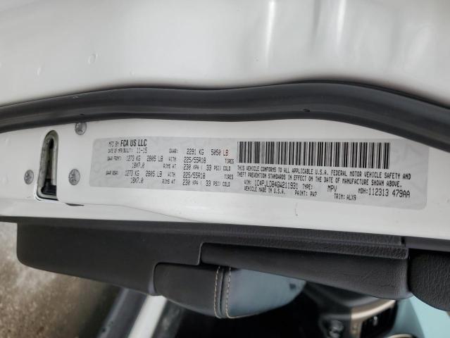 Photo 10 from auction – 2016 JEEP CHEROKEE L with VIN 1C4PJLDB4GW211931